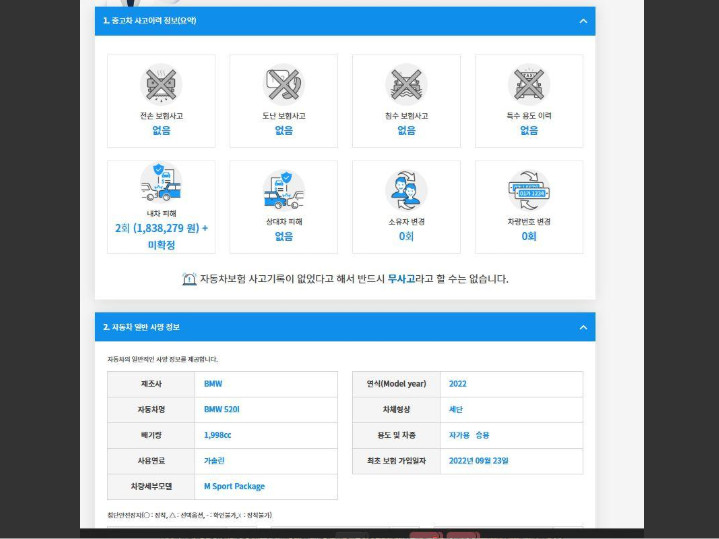 BMW 520i (BMW금융리스)